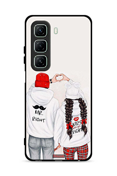 Tolwak غطاء حماية لهاتف Infinix Hot 50 5G يمينًا ويمينًا دائمًا