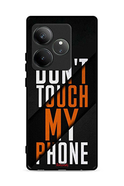 Tolwak Realme GT Neo6 5G Protective Case Cover Do Not Touch My Phone