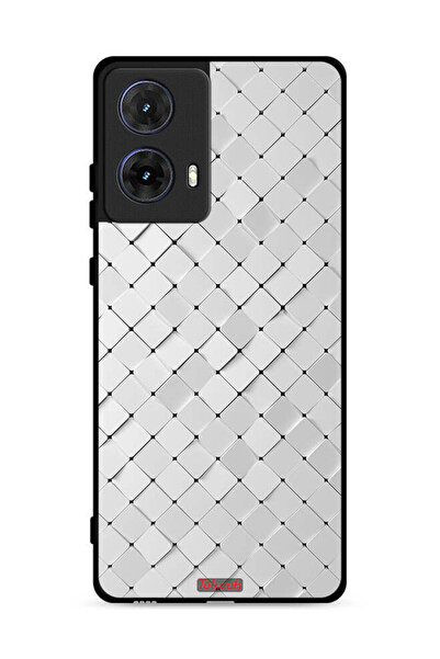 Tolwak غطاء حماية لهاتف موتورولا موتو جي 85 5G بنقشة البلاط