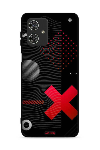 Tolwak غطاء حماية لهاتف موتورولا موتو جي 54 5G بعلامة الصليب