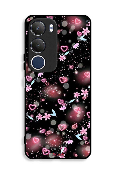 Tolwak Vivo Y19s 4G Protective Case Cover Small Hearts And Flowers