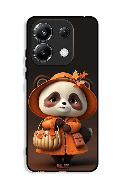 Tolwak غطاء حماية لهاتف Xiaomi Poco M6 Pro 4G بتصميم سيدة الباندا اللطيفة