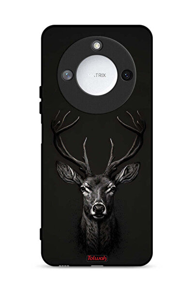 Tolwak غطاء حماية Honor X60 5G بتصميم غزال رقمي