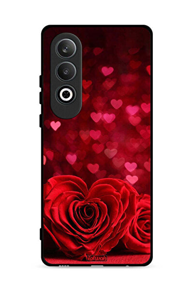 Tolwak غطاء حماية Oppo K12 5G بتصميم زهور على شكل قلب وفن تجريدي