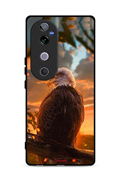 Tolwak غطاء حماية لهاتف Vivo V40 5G بتصميم النسر