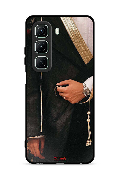 Tolwak غطاء حماية لهاتف Infinix Hot 50 5G بتصميم عربي