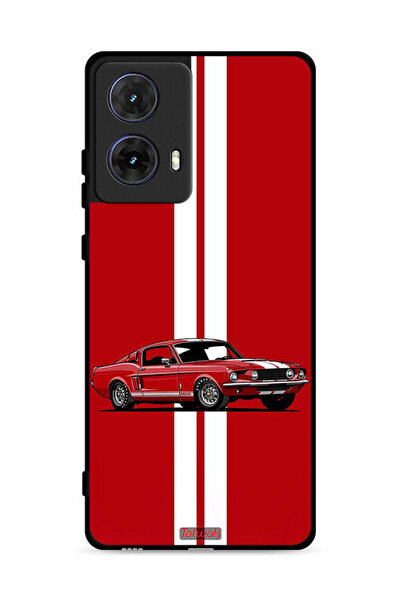 Tolwak غطاء حماية لهاتف موتورولا موتو جي 85 5G، تصميم سيارة كلاسيكية، فن تجريدي