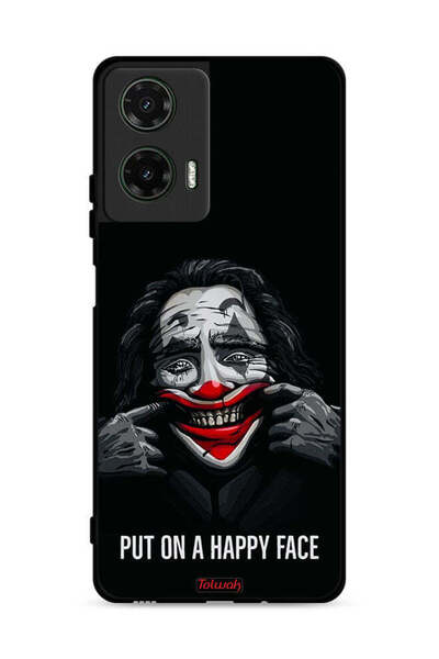 Tolwak غطاء حماية لهاتف موتورولا موتو جي 35 5G بوجه سعيد