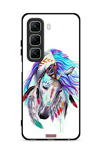 Tolwak غطاء حماية لهاتف Infinix Hot 50 5G بتصميم حصان