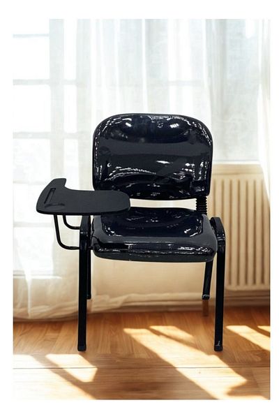 smart home Comfortable office chair with removable side table - study chair for lectures and training, ideal for offices