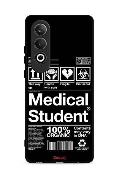 Tolwak غطاء حماية لهاتف Oppo K12 Plus 5G، ملصق طالب الطب