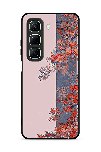 Tolwak غطاء حماية لهاتف Infinix Hot 50 5G برسومات أوراق الشجر والزهور