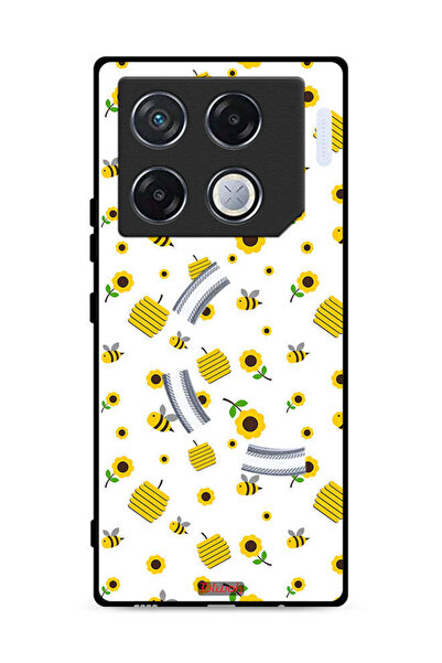 Tolwak غطاء حماية لهاتف Infinix GT 20 Pro 5G بنقشة عباد الشمس والنحل