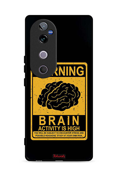 Tolwak غطاء حماية لهاتف Vivo V40 5G يحذر من ارتفاع نشاط الدماغ