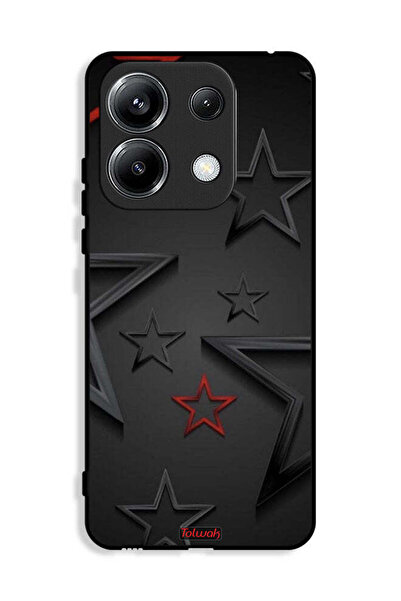 Tolwak غطاء حماية لهاتف Xiaomi Poco M6 Pro 4G بنقشة نجوم