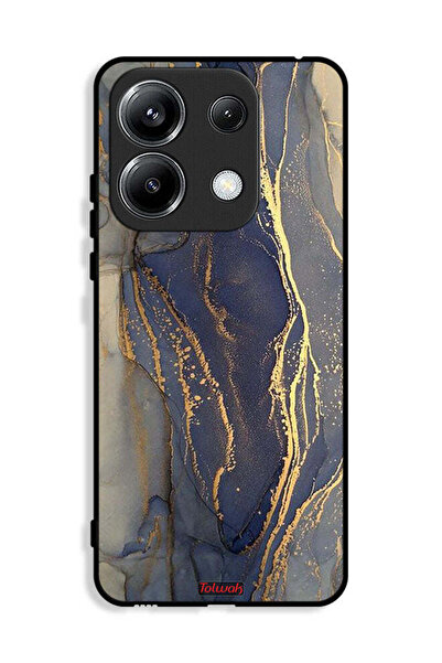 Tolwak غطاء حماية لهاتف شاومي بوكو M6 برو 4G بنمط رخامي لامع