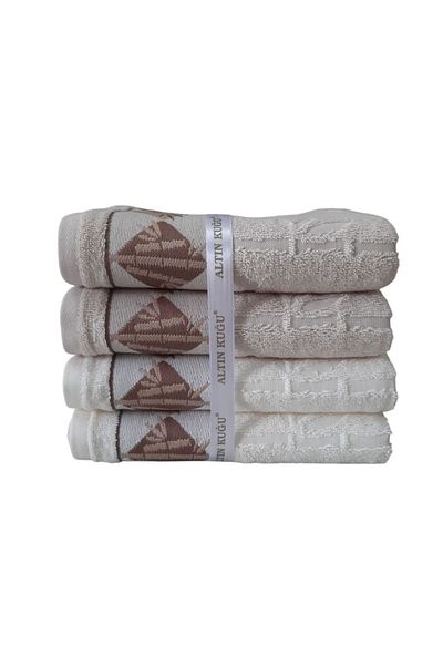Özdilek Osaka Bamboo Towel 4 Pieces - Beige Cream
