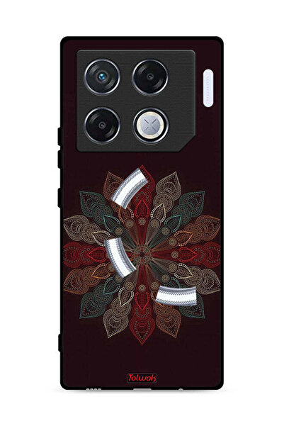 Tolwak غطاء حماية لهاتف Infinix GT 20 Pro 5G بنقشة زهرة ماندالا