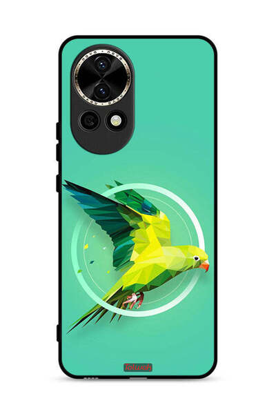 Tolwak غطاء حماية لهاتف هواوي نوفا 13 5G بطبعة فن تجريدي ببغاء