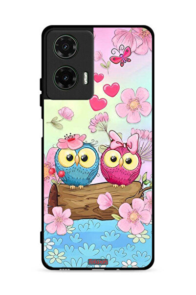 Tolwak غطاء حماية لهاتف موتورولا موتو جي 35 5G برسومات بومة لطيفة