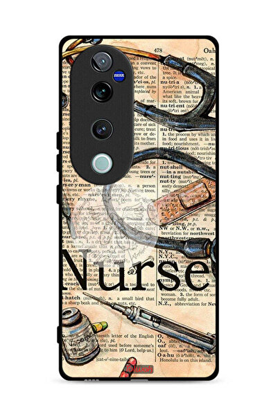 Tolwak غطاء حماية لهاتف Vivo V40 Pro 5G - أدوات ممرضة عتيقة