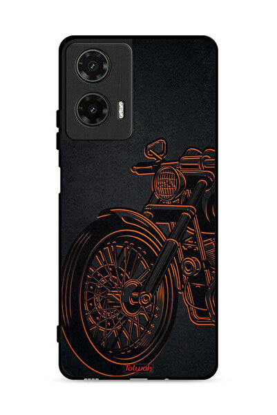 Tolwak غطاء حماية لهاتف موتورولا موتو جي 35 5G بتصميم دراجة كلاسيكية