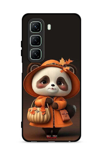 Tolwak غطاء حماية لهاتف Infinix Hot 50 5G بتصميم سيدة الباندا اللطيفة