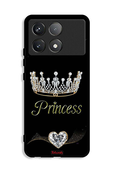 Tolwak غطاء حماية لهاتف شاومي بوكو X6 برو 5G بطبعة الأميرة