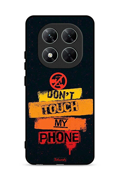 Tolwak Xiaomi Poco X7 5G Protective Case Cover Do Not Touch My Phone