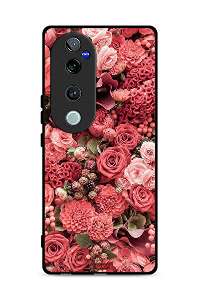 Tolwak Vivo S19 Pro 5G Protective Case Cover Peach Roses