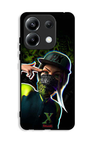 Tolwak غطاء حماية لهاتف Xiaomi Poco M6 Pro 4G برسومات فنية جمالية للبنات