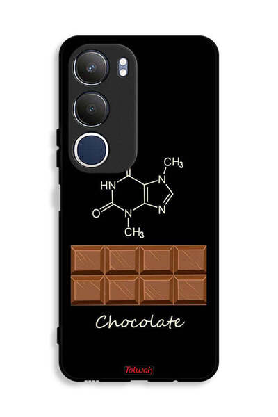 Tolwak غطاء حماية لهاتف Vivo Y19s 4G بلون الشوكولاتة