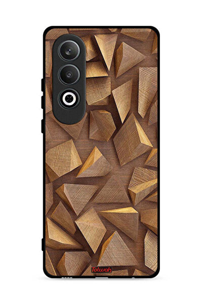Tolwak غطاء حماية لهاتف OnePlus Nord CE4 5G بتصميم قطع خشبية فنية