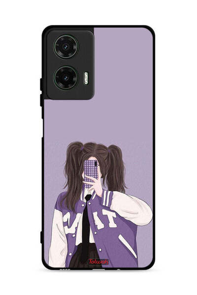 Tolwak غطاء حماية لهاتف موتورولا موتو جي 35 5G لالتقاط صور سيلفي