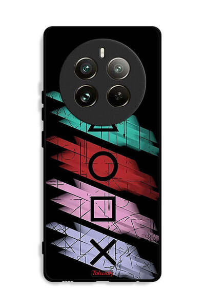 Tolwak غطاء حماية لهاتف Realme 12 Pro Plus 5G برسومات أيقونات لعبة الحبار