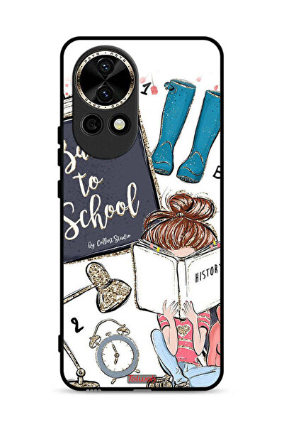Tolwak غطاء حماية لهاتف هواوي نوفا 13 5G، فتاة تعود إلى المدرسة تقرأ التاريخ
