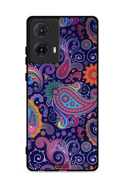 Tolwak غطاء حماية لهاتف موتورولا موتو جي 85 5G بنمط فن الماندالا