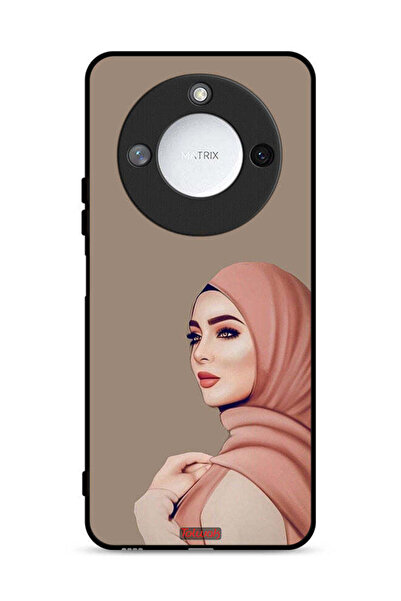 Tolwak غطاء حماية لهاتف Honor X60 5G بطبعة فتاة محجبة جميلة