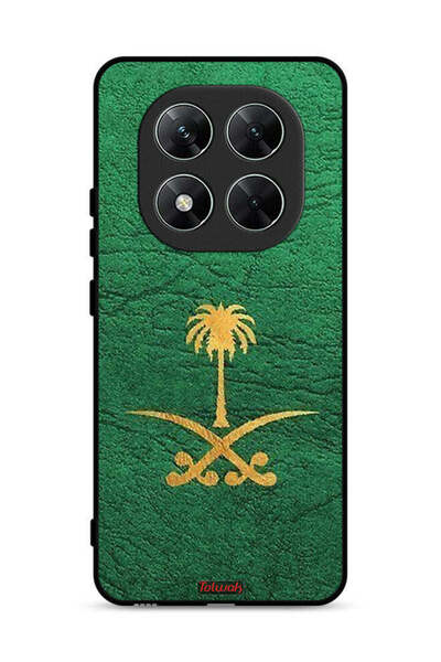 Tolwak غطاء حماية لهاتف شاومي بوكو X7 5G، علامة المملكة العربية السعودية، جلد
