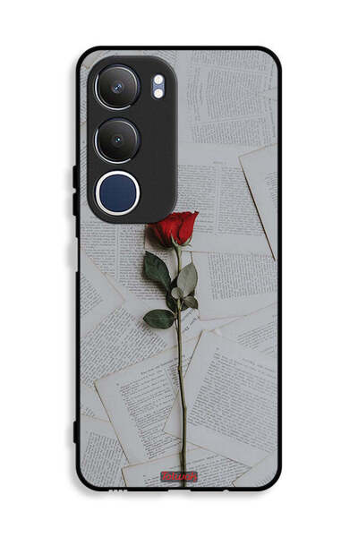 Tolwak غطاء حماية لهاتف Vivo Y19s 4G وردي على ورق