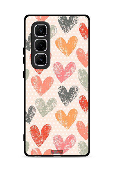 Tolwak غطاء حماية لهاتف Infinix Hot 50 Pro Plus 4G برسومات قلوب