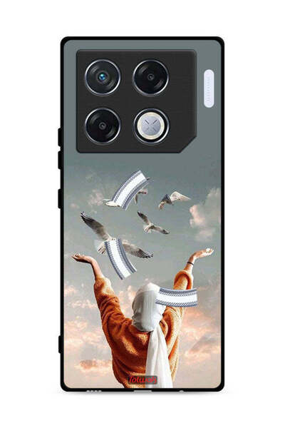 Tolwak غطاء حماية لهاتف Infinix GT 20 Pro 5G بطبعة طيور تحلق