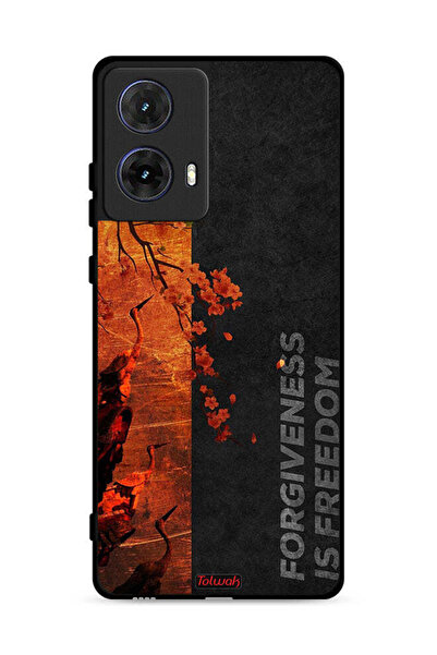 Tolwak Motorola Moto G85 5G Protective Case Cover Forgiveness Is Freedom