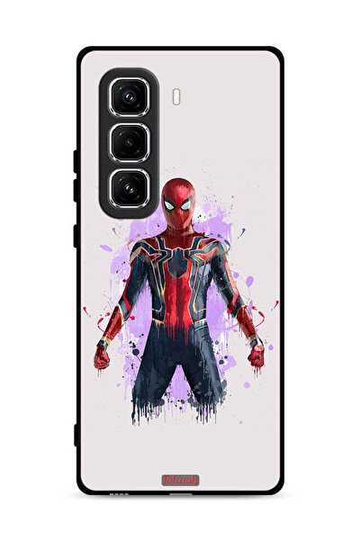 Tolwak غطاء حماية لهاتف Infinix Hot 50 Pro Plus 4G بتصميم Iron Spider