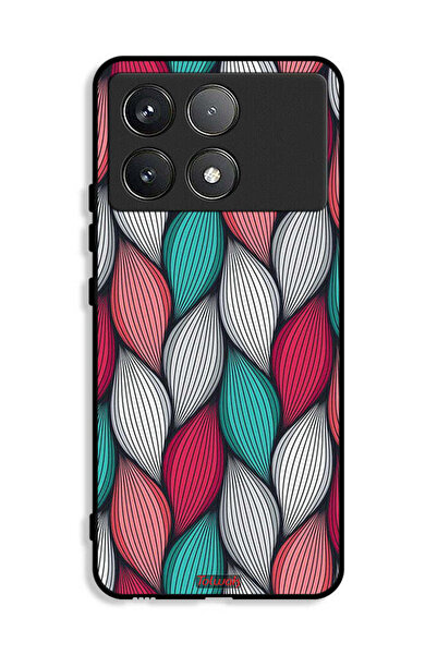 Tolwak غطاء حماية لهاتف Xiaomi Poco X6 Pro 5G بنقشة ريشة