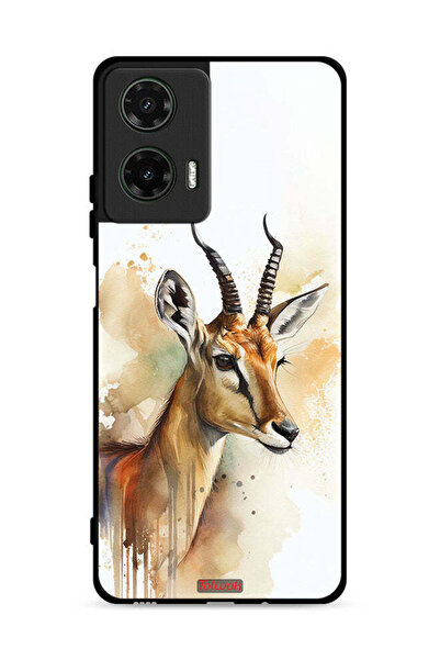 Tolwak غطاء حماية لهاتف موتورولا موتو جي 35 5G بطبعة غزال تجريدي