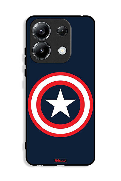Tolwak Xiaomi Poco M6 Pro 4G Protective Case Cover Captain America