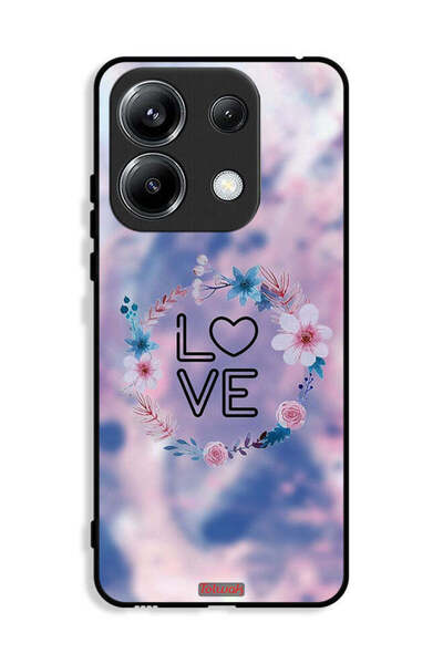 Tolwak غطاء حماية لهاتف شاومي بوكو M6 برو 4G برسومات زهور الحب وخاتم فني