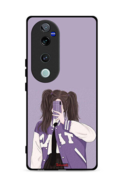 Tolwak غطاء حماية لهاتف Vivo V40 Pro 5G لالتقاط صور سيلفي