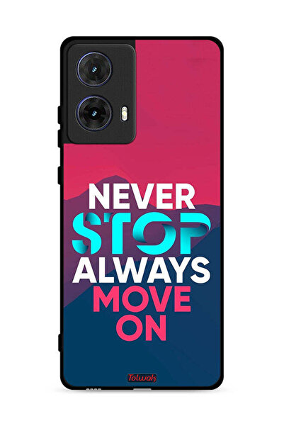 Tolwak غطاء حماية موتورولا موتو جي 85 5 جي - لا تتوقف أبدًا - تحرك دائمًا